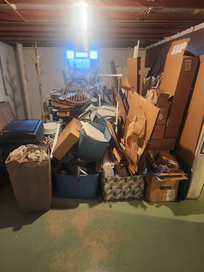 Roll-off dumpster container at job site for Yard Waste Dumpster Rental in Westchase